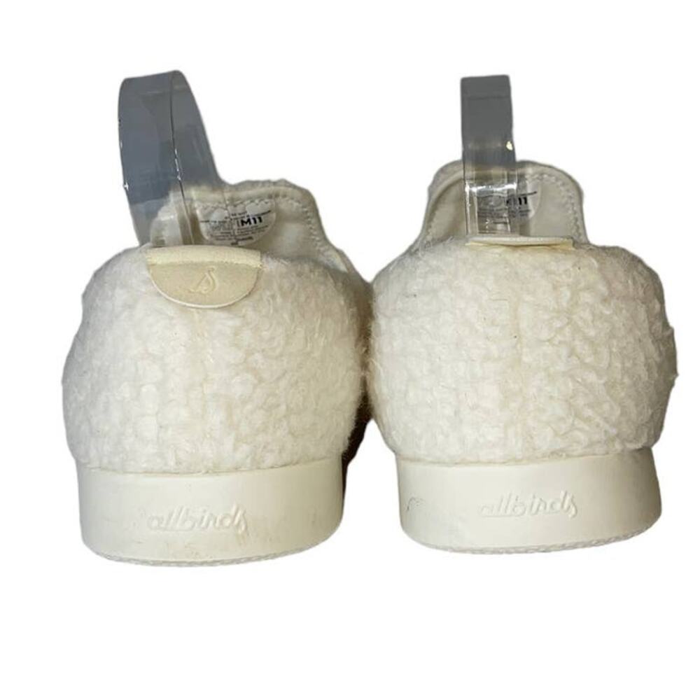 Allbirds Mens Creamy White Shearling Wool Loungers Slip On Sneakers Size 11 - Picture 7 of 9